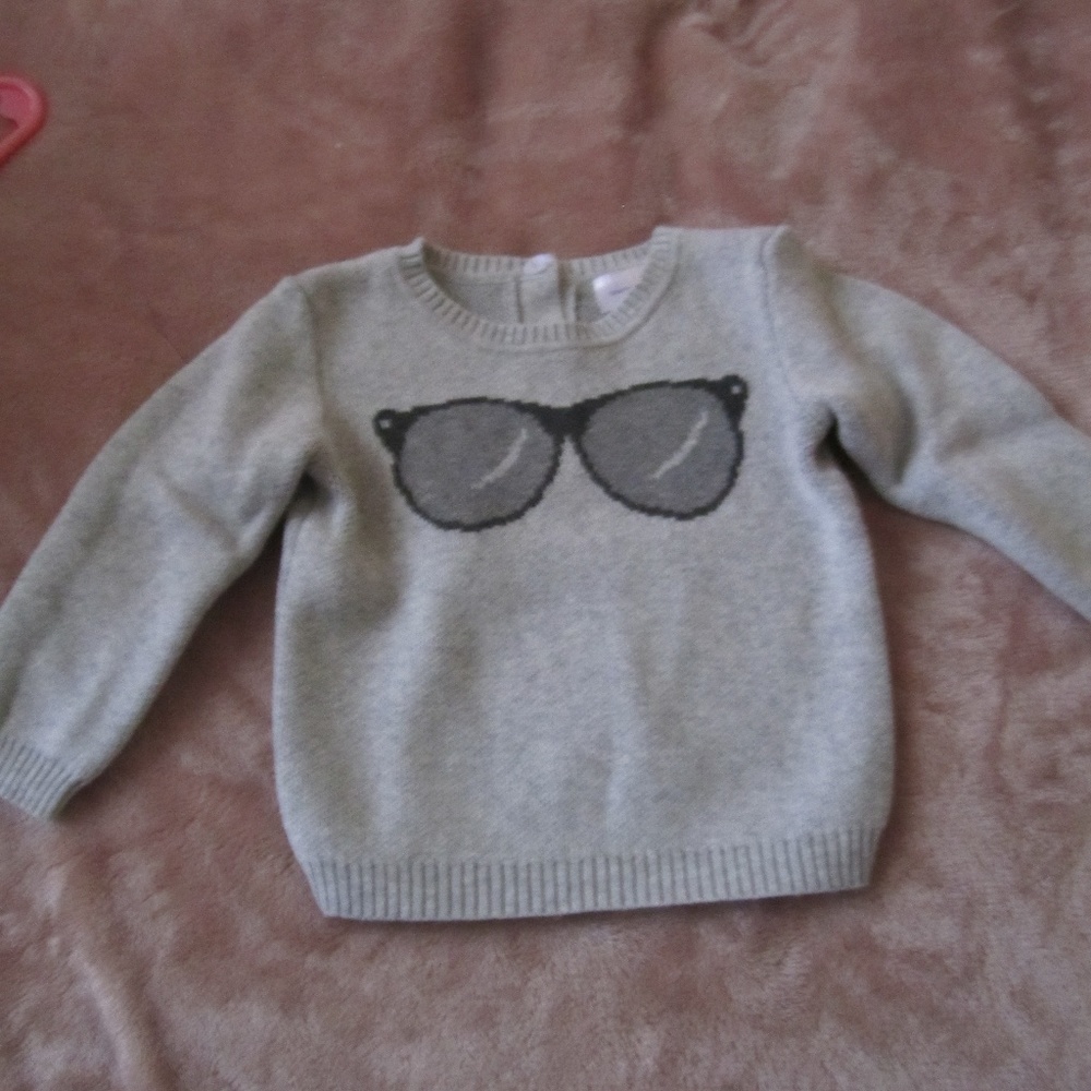 Bloomie's Baby Infant Boy's Grey Sweater~9 months